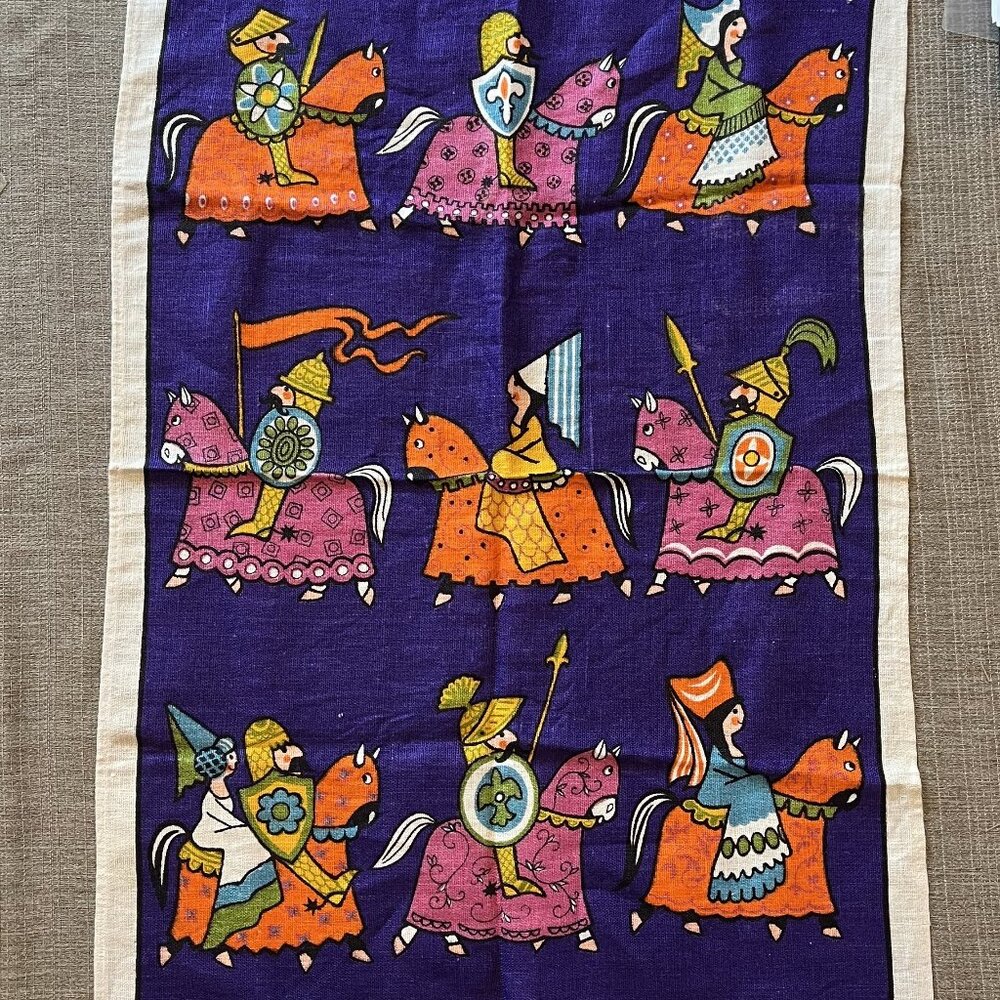 Vintage Irish Linen Tea Towel